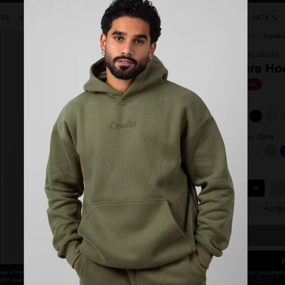 NWOT Comfrt Signature Hoodie - Picture 1 of 6